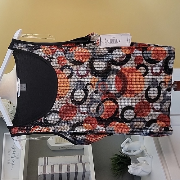 Peter Nygard Sleeveless Embellished Top - Picture 6 of 6